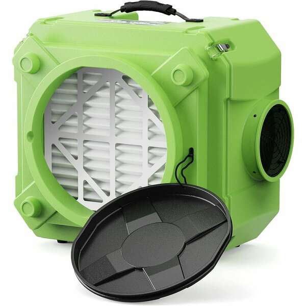 Alorair Blower CLEANSHIELD HEPA 550 AIR SCRUBBER WITH FILTER CHANGE LIGHT AND VARIABLE SPEED, green CleanShield HEPA 550-Green